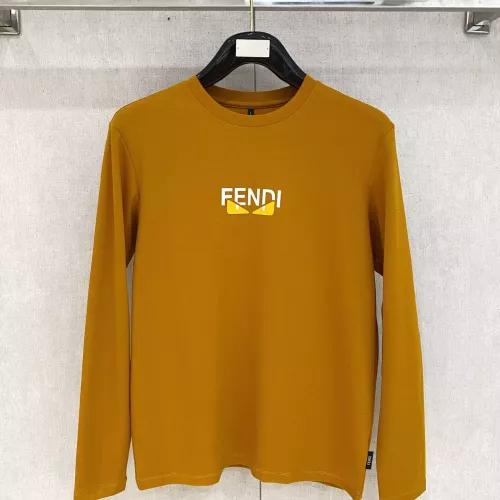 Wholesale Fendi T-Shirts Long Sleeved For Men #1377505 $76.00 USD, Wholesale Quality Replica Fendi T-Shirts