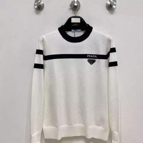 Wholesale Prada Sweaters Long Sleeved For Men #1377534 $85.00 USD, Wholesale Quality Replica Prada Sweaters