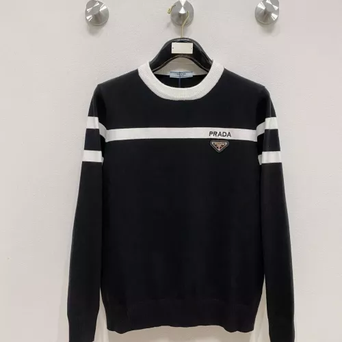 Wholesale Prada Sweaters Long Sleeved For Men #1377535 $85.00 USD, Wholesale Quality Replica Prada Sweaters