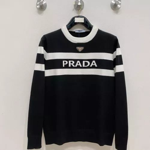Wholesale Prada Sweaters Long Sleeved For Men #1377538 $85.00 USD, Wholesale Quality Replica Prada Sweaters