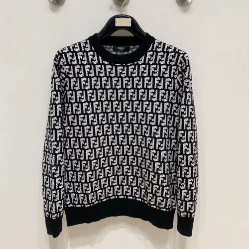 Wholesale Fendi Sweaters Long Sleeved For Men #1377552 $85.00 USD, Wholesale Quality Replica Fendi Sweaters