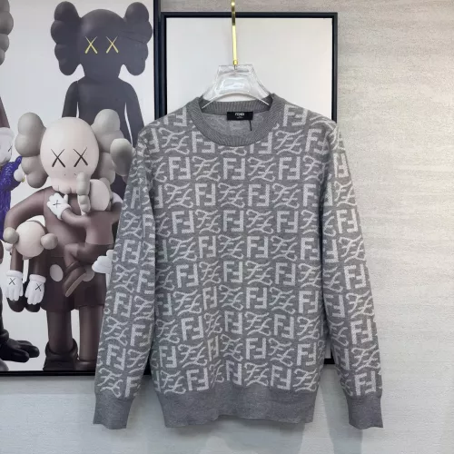 Wholesale Fendi Sweaters Long Sleeved For Men #1377565 $96.00 USD, Wholesale Quality Replica Fendi Sweaters