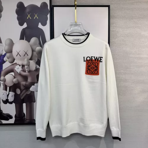 Wholesale LOEWE Sweaters Long Sleeved For Men #1377574 $96.00 USD, Wholesale Quality Replica LOEWE Sweaters