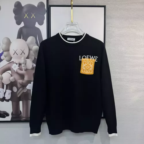 Wholesale LOEWE Sweaters Long Sleeved For Men #1377575 $96.00 USD, Wholesale Quality Replica LOEWE Sweaters