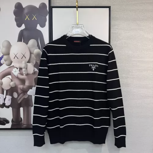 Wholesale Prada Sweaters Long Sleeved For Men #1377586 $96.00 USD, Wholesale Quality Replica Prada Sweaters