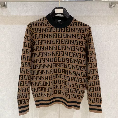 Wholesale Fendi Sweaters Long Sleeved For Men #1377592 $88.00 USD, Wholesale Quality Replica Fendi Sweaters