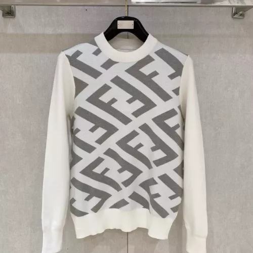 Wholesale Fendi Sweaters Long Sleeved For Men #1377595 $88.00 USD, Wholesale Quality Replica Fendi Sweaters