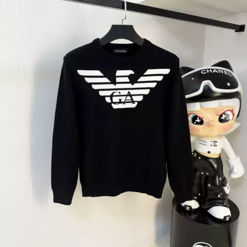 Wholesale Armani Sweaters Long Sleeved For Unisex #1377611 $82.00 USD, Wholesale Quality Replica Armani Sweaters