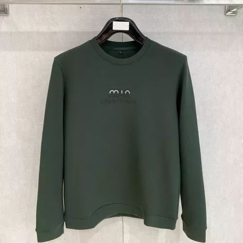Wholesale MIU MIU Hoodies Long Sleeved For Men #1377632 $82.00 USD, Wholesale Quality Replica MIU MIU Hoodies