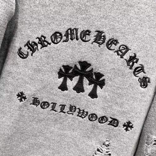 Replica Chrome Hearts Sweaters Long Sleeved For Unisex #1377676 $52.00 USD for Wholesale
