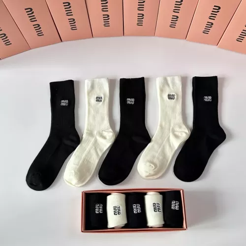 Wholesale MIU MIU Socks #1377723 $29.00 USD, Wholesale Quality Replica MIU MIU Socks