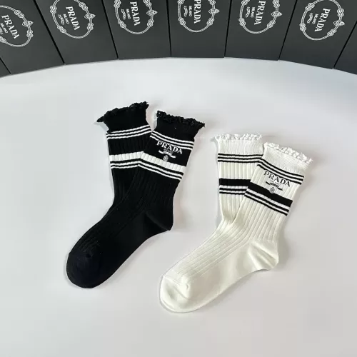 Wholesale Prada Socks #1377743 $29.00 USD, Wholesale Quality Replica Prada Socks