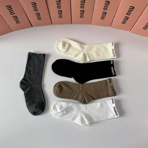 Replica MIU MIU Socks #1377747 $29.00 USD for Wholesale