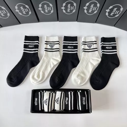 Wholesale Prada Socks #1377793 $29.00 USD, Wholesale Quality Replica Prada Socks