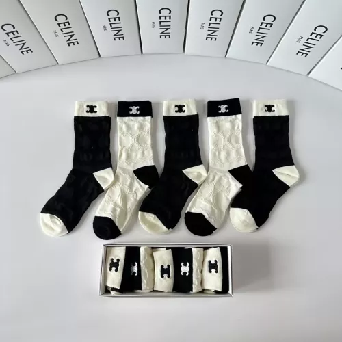 Wholesale Celine Socks #1377798 $32.00 USD, Wholesale Quality Replica Celine Socks
