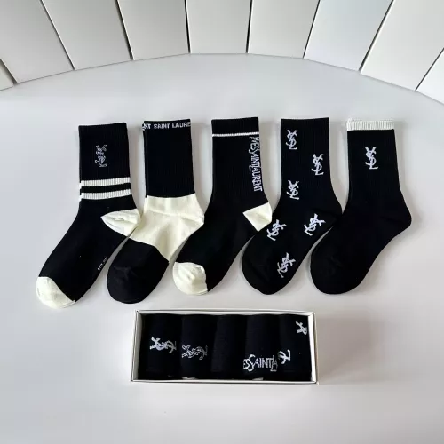 Wholesale Yves Saint Laurent YSL Socks #1377800 $29.00 USD, Wholesale Quality Replica Yves Saint Laurent YSL Socks