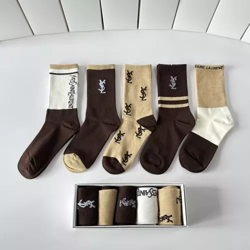 Wholesale Yves Saint Laurent YSL Socks #1377801 $29.00 USD, Wholesale Quality Replica Yves Saint Laurent YSL Socks