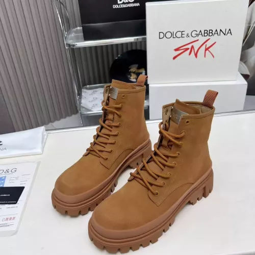 Wholesale Dolce &amp; Gabbana D&amp;G Boots For Men #1377863 $135.00 USD, Wholesale Quality Replica Dolce &amp; Gabbana D&amp;G Boots