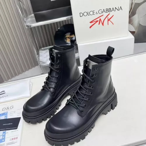 Wholesale Dolce &amp; Gabbana D&amp;G Boots For Men #1377864 $135.00 USD, Wholesale Quality Replica Dolce &amp; Gabbana D&amp;G Boots