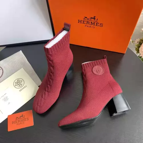 Wholesale Hermes Boots For Women #1377870 $92.00 USD, Wholesale Quality Replica Hermes Boots