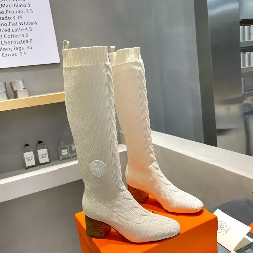 Replica Hermes Boots For Women #1377871 $105.00 USD for Wholesale