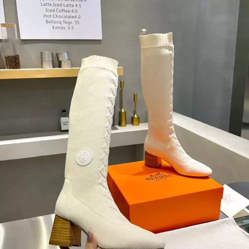 Replica Hermes Boots For Women #1377871 $105.00 USD for Wholesale