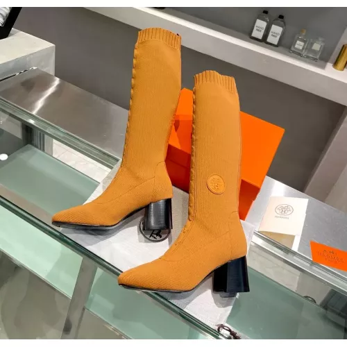 Wholesale Hermes Boots For Women #1377872 $105.00 USD, Wholesale Quality Replica Hermes Boots