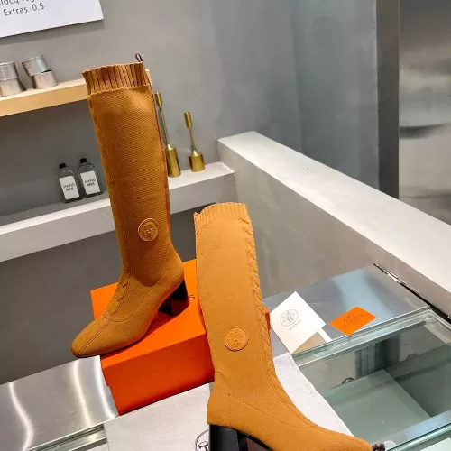 Replica Hermes Boots For Women #1377872 $105.00 USD for Wholesale
