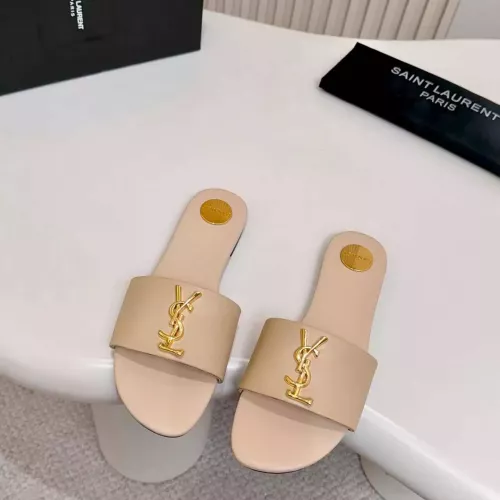 Wholesale Yves Saint Laurent YSL Slippers For Women #1377893 $82.00 USD, Wholesale Quality Replica Yves Saint Laurent YSL Slippers