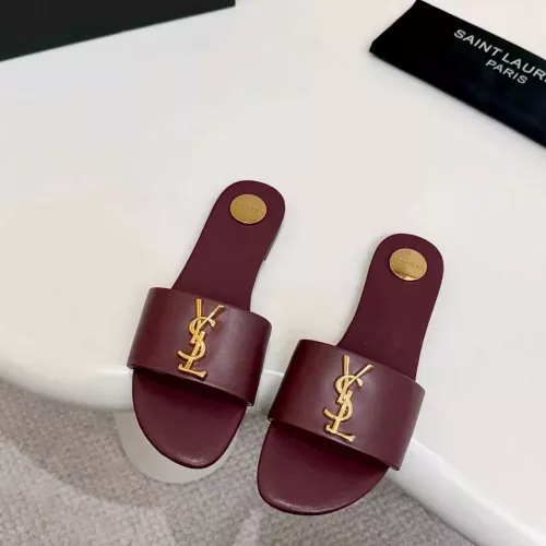 Wholesale Yves Saint Laurent YSL Slippers For Women #1377895 $82.00 USD, Wholesale Quality Replica Yves Saint Laurent YSL Slippers
