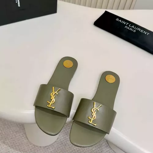 Wholesale Yves Saint Laurent YSL Slippers For Women #1377897 $82.00 USD, Wholesale Quality Replica Yves Saint Laurent YSL Slippers