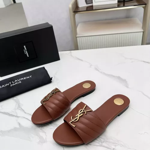 Wholesale Yves Saint Laurent YSL Slippers For Women #1377899 $85.00 USD, Wholesale Quality Replica Yves Saint Laurent YSL Slippers