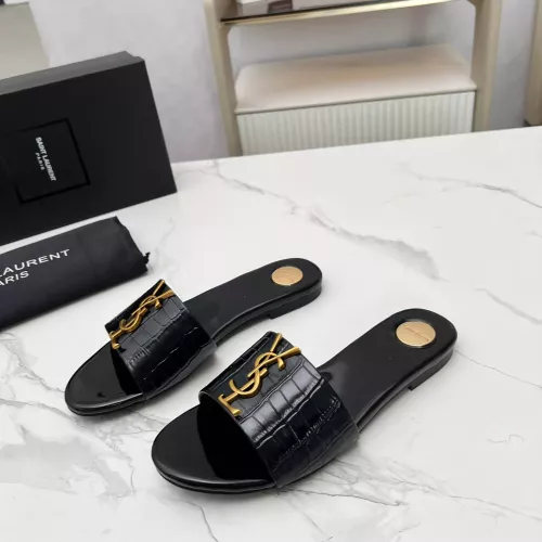 Wholesale Yves Saint Laurent YSL Slippers For Women #1377900 $85.00 USD, Wholesale Quality Replica Yves Saint Laurent YSL Slippers