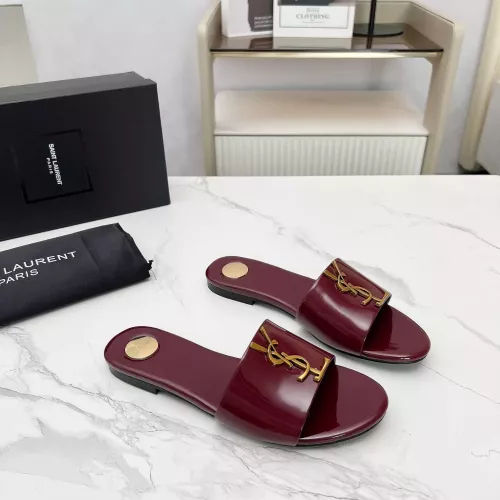 Wholesale Yves Saint Laurent YSL Slippers For Women #1377905 $85.00 USD, Wholesale Quality Replica Yves Saint Laurent YSL Slippers