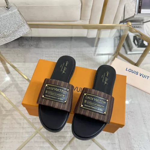 Wholesale Louis Vuitton Slippers For Women #1377928 $82.00 USD, Wholesale Quality Replica Louis Vuitton Slippers