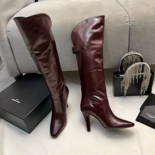 Wholesale Yves Saint Laurent YSL Boots For Women #1377953 $210.00 USD, Wholesale Quality Replica Yves Saint Laurent YSL Boots