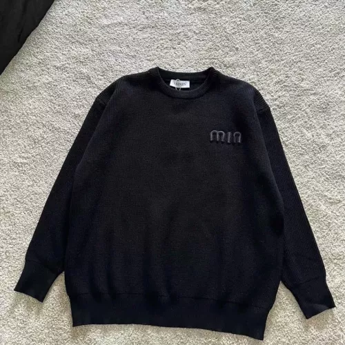 Wholesale MIU MIU Sweaters Long Sleeved For Unisex #1377957 $88.00 USD, Wholesale Quality Replica MIU MIU Sweaters