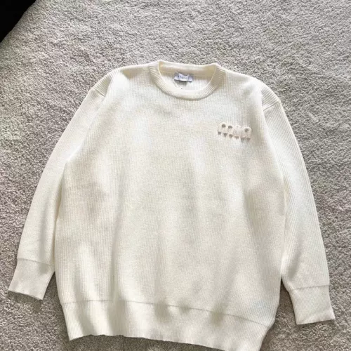 Wholesale MIU MIU Sweaters Long Sleeved For Unisex #1377958 $88.00 USD, Wholesale Quality Replica MIU MIU Sweaters