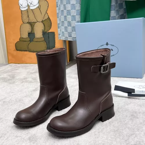 Wholesale Prada Boots For Women #1377991 $108.00 USD, Wholesale Quality Replica Prada Boots