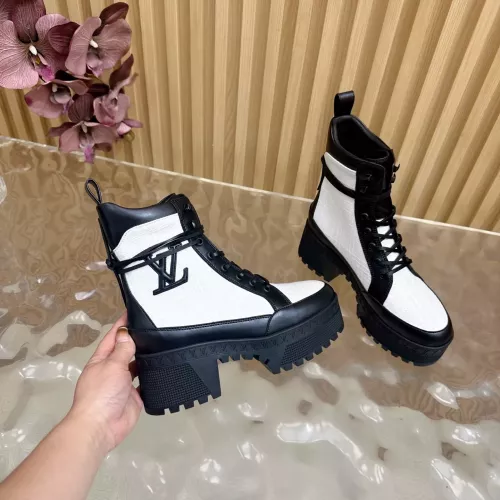 Wholesale Louis Vuitton Boots For Women #1377998 $130.00 USD, Wholesale Quality Replica Louis Vuitton Boots