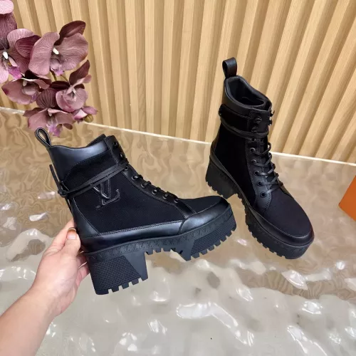 Wholesale Louis Vuitton Boots For Women #1377999 $130.00 USD, Wholesale Quality Replica Louis Vuitton Boots