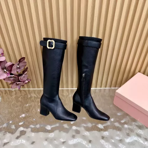 Wholesale MIU MIU Boots For Women #1378005 $132.00 USD, Wholesale Quality Replica MIU MIU Boots