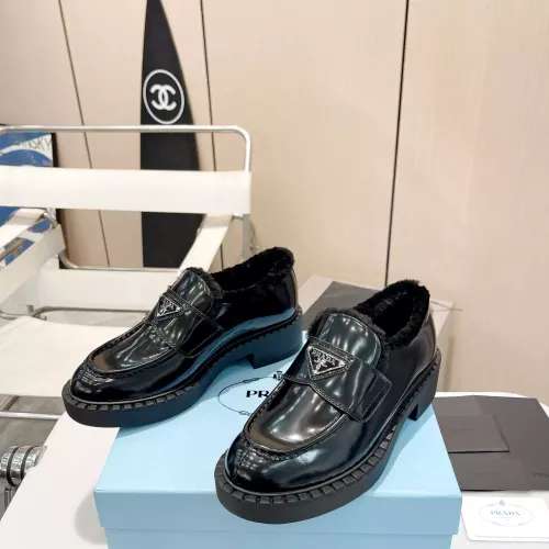 Replica Prada Leather Shoes For Men #1378027 $108.00 USD for Wholesale