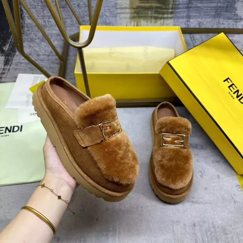 Wholesale Fendi Slippers For Women #1378045 $98.00 USD, Wholesale Quality Replica Fendi Slippers