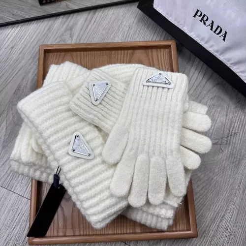 Replica Prada Hat and Scarf and Glove Set #1378246 $48.00 USD for Wholesale