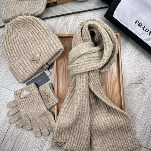 Replica Prada Hat and Scarf and Glove Set #1378247 $48.00 USD for Wholesale