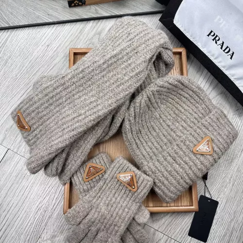 Replica Prada Hat and Scarf and Glove Set #1378248 $48.00 USD for Wholesale