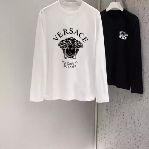 Wholesale Versace T-Shirts Long Sleeved For Unisex #1378320 $41.00 USD, Wholesale Quality Replica Versace T-Shirts