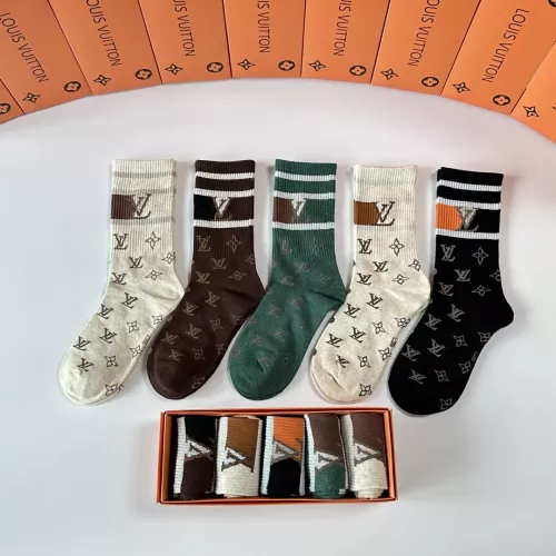Wholesale Louis Vuitton LV Socks #1378363 $29.00 USD, Wholesale Quality Replica Louis Vuitton LV Socks