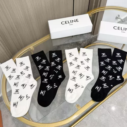 Wholesale Celine Socks #1378370 $32.00 USD, Wholesale Quality Replica Celine Socks
